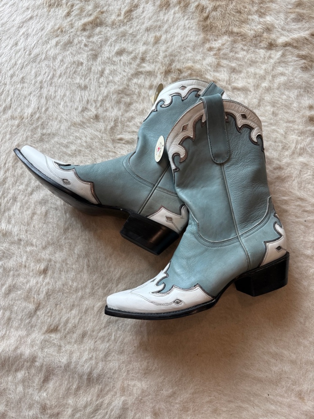 Idyllwind Blue and White Boot